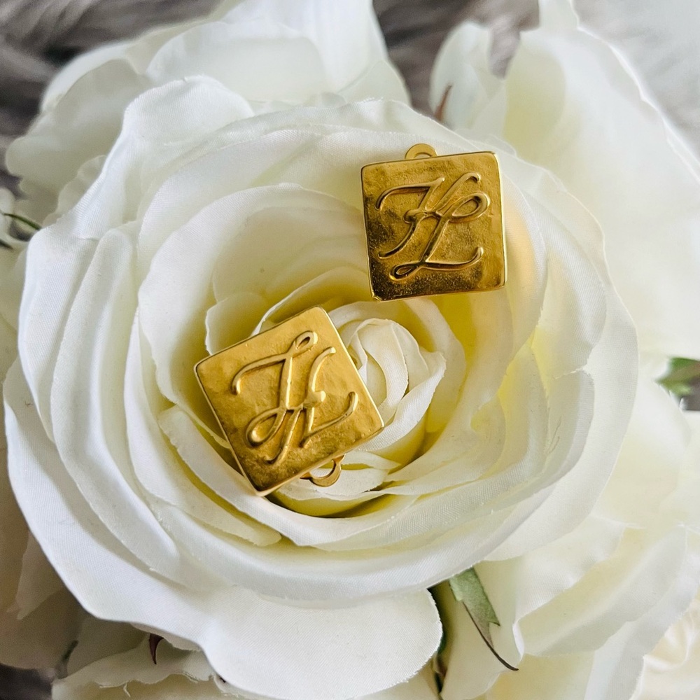 KARL LAGERFELD Vintage clip-on earrings